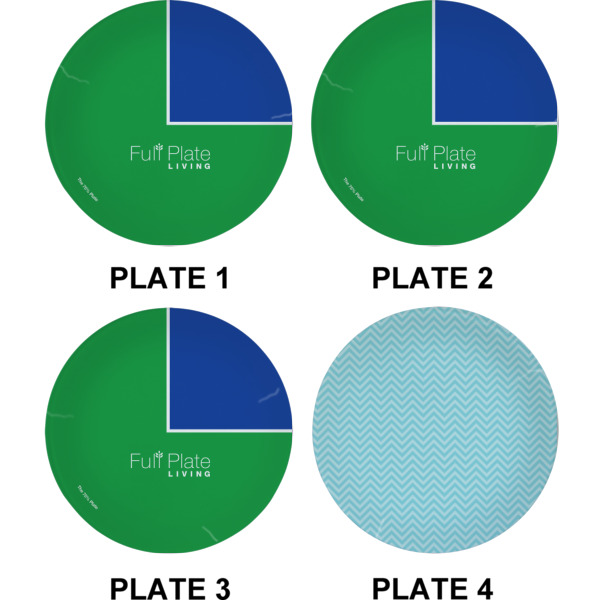 Custom Design - Set of Appetizer / Dessert Plates (Approval)