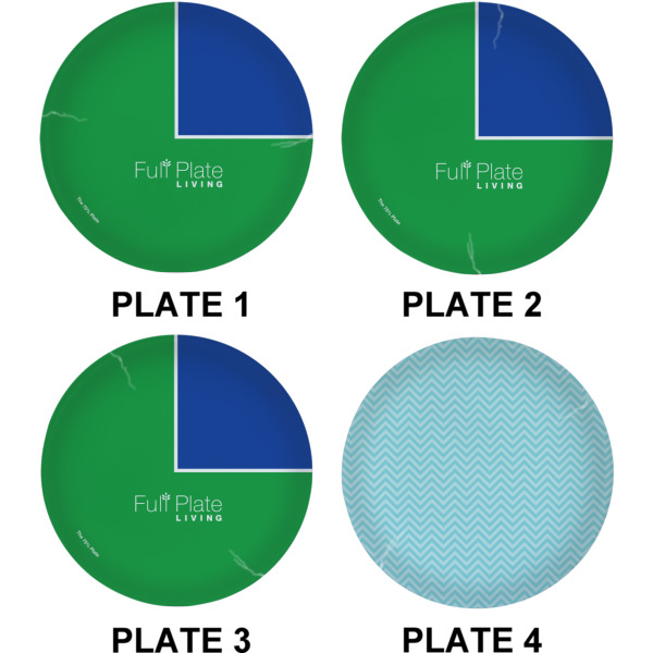 Custom Design - Set of Lunch / Dinner Plates (Approval)