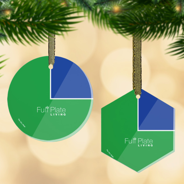 Custom Design Your Own Flat Glass Ornament