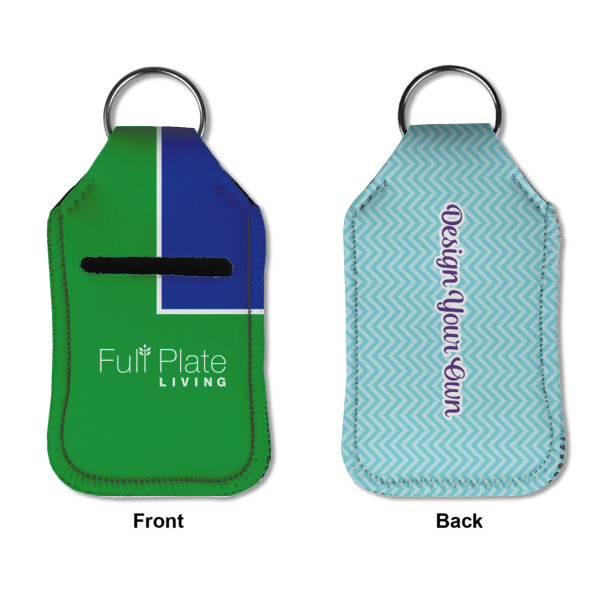 Custom Design - Sanitizer Holder Keychain - Small APPROVAL (Flat)