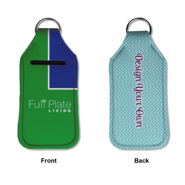 Custom Design - Sanitizer Holder Keychain - Large APPROVAL (Flat)