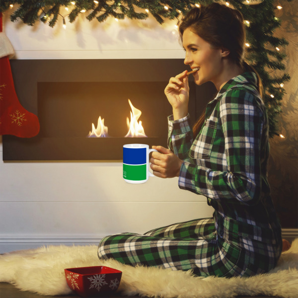 Custom Design - 15oz Coffee Mug - Lifestyle