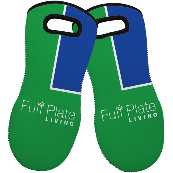 Custom Design - Neoprene Oven Mitt -Set of 2 - Front