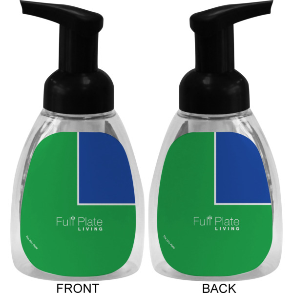 Custom Design - Foam Soap Bottle - Black - Front & Back