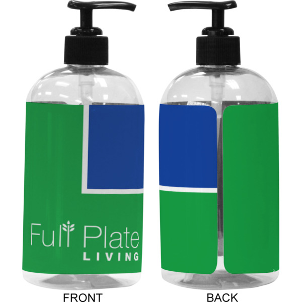 Custom Design - 16 oz Plastic Liquid Dispenser (Approval) - Black