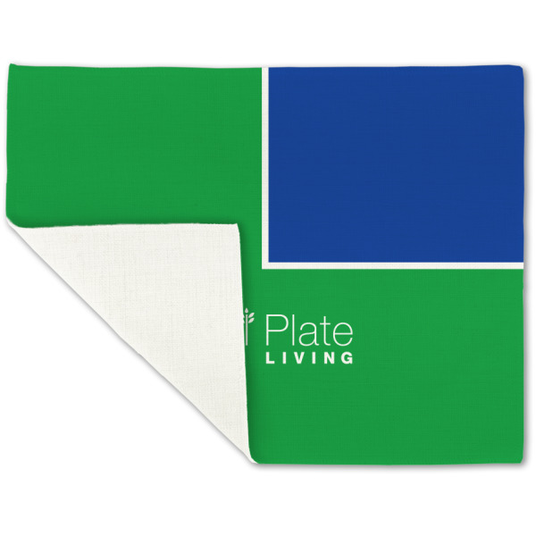 Custom Design - Linen Placemat - Folded Corner (single side)