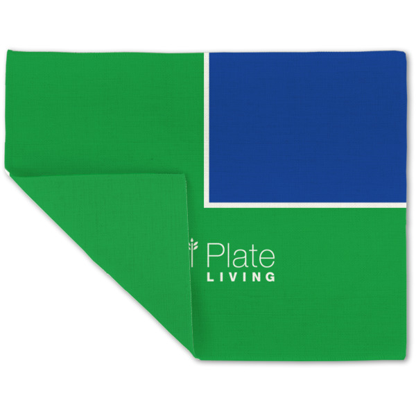 Custom Design - Linen Placemat - Folded Corner (double side)