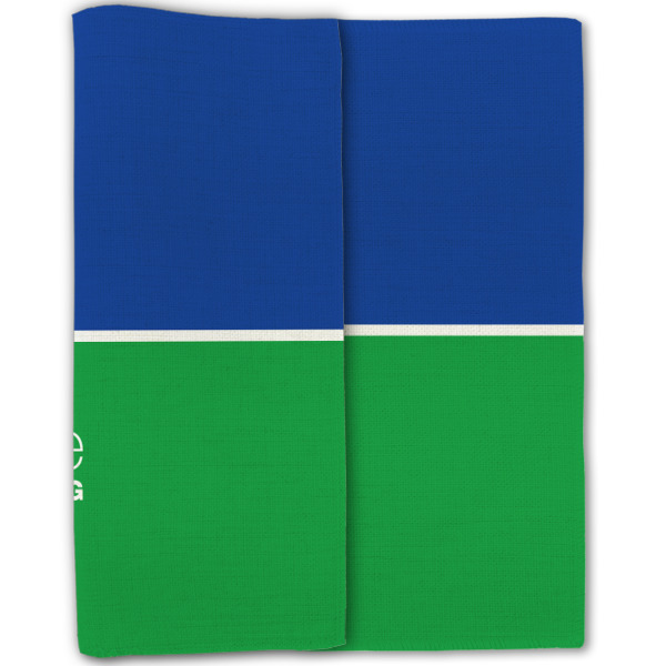 Custom Design - Linen Placemat - Double Sided - Folded Half