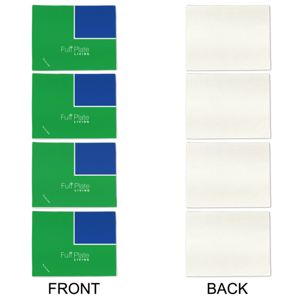 Custom Design - Linen Placemat - APPROVAL Set of 4 (single sided)