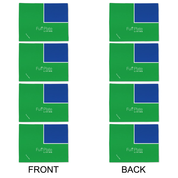 Custom Design - Linen Placemat - Double Sided - Approval - Set of 4