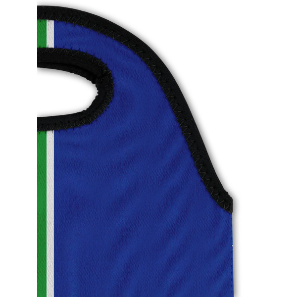 Custom Design - Double Wine Tote - Top Closeup