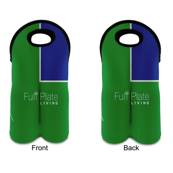 Custom Design - Double Wine Tote - Front & Back