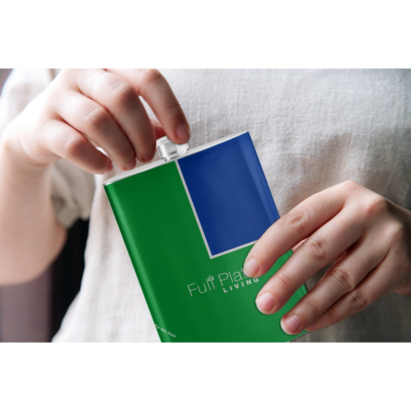 Custom Design - Stainless Steel Flask - LIFESTYLE 1