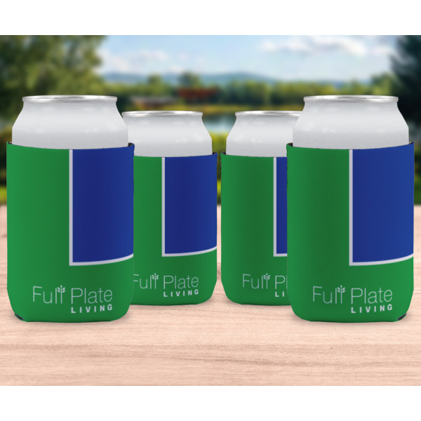 Custom Design - Can Cooler - Standard 12oz - Set of 4 - In Context