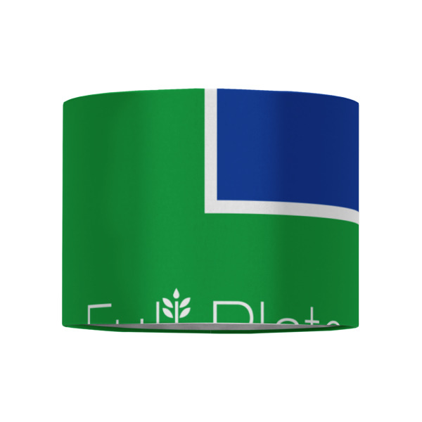 Custom Design - 8" Drum Lampshade - Front (Fabric)