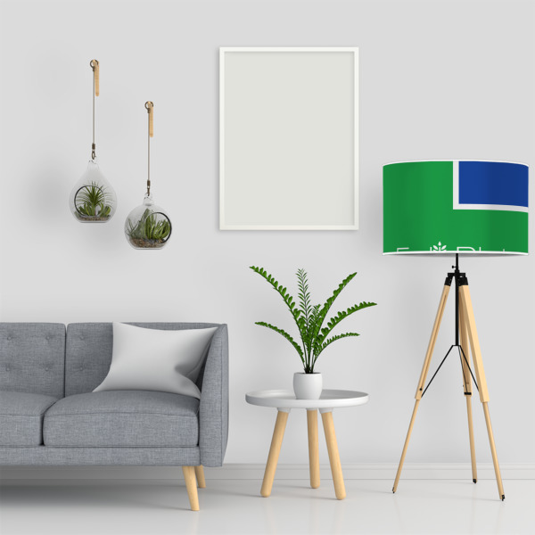 Custom Design - 12" Drum Lampshade - LIFESTYLE