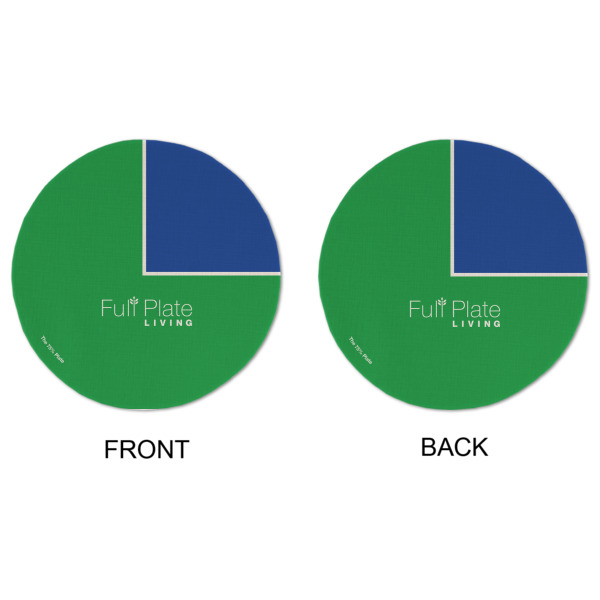 Custom Design - Round Linen Placemats - APPROVAL (double sided)