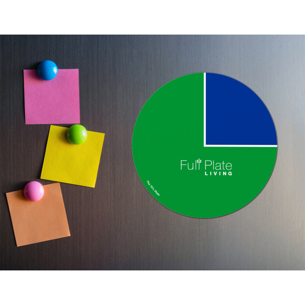 Custom Design - Round Fridge Magnet - LIFESTYLE