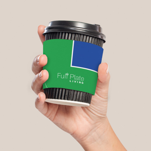 Custom Design - Coffee Cup Sleeve - LIFESTYLE