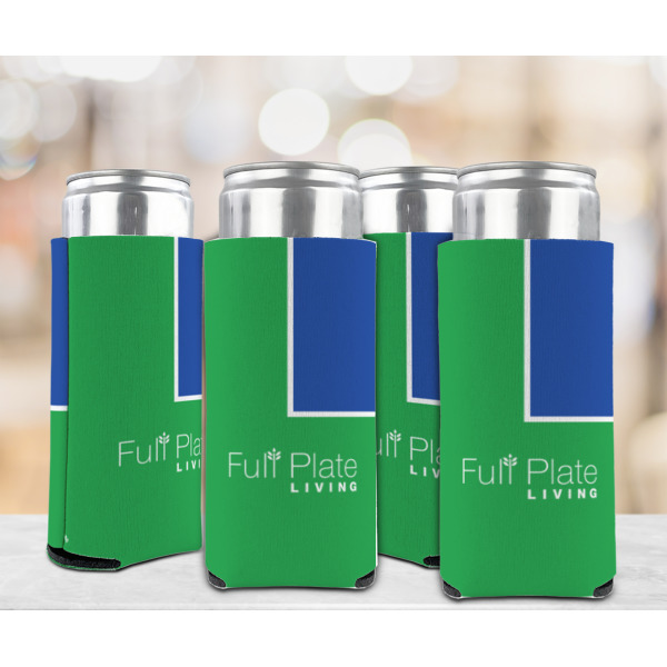 Custom Design - Can Cooler - Tall 12oz - Set of 4 - In Context