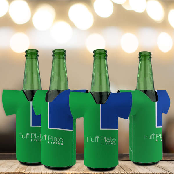 Custom Design - Jersey Bottle Cooler - Set of 4 - LIFESTYLE
