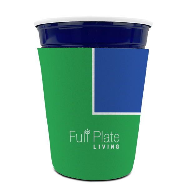 Custom Design - Party Cup Sleeves - without bottom - Front (On Cup)