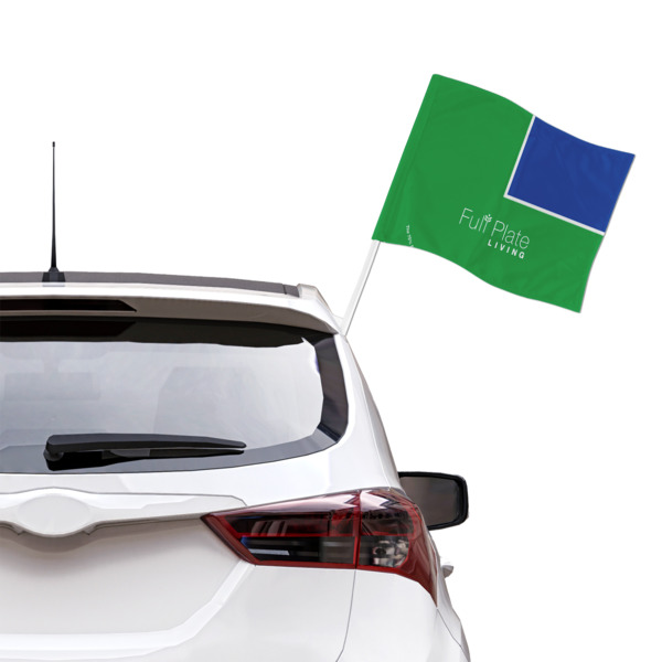 Custom Design - Car Flag - Large - LIFESTYLE