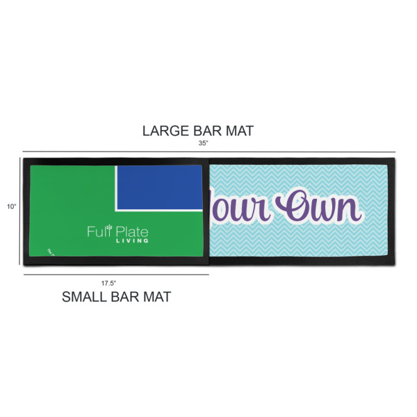 Custom Design - Bar Mats - Sizing Chart