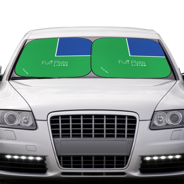 Custom Design - Car Sun Shades - IN CONTEXT