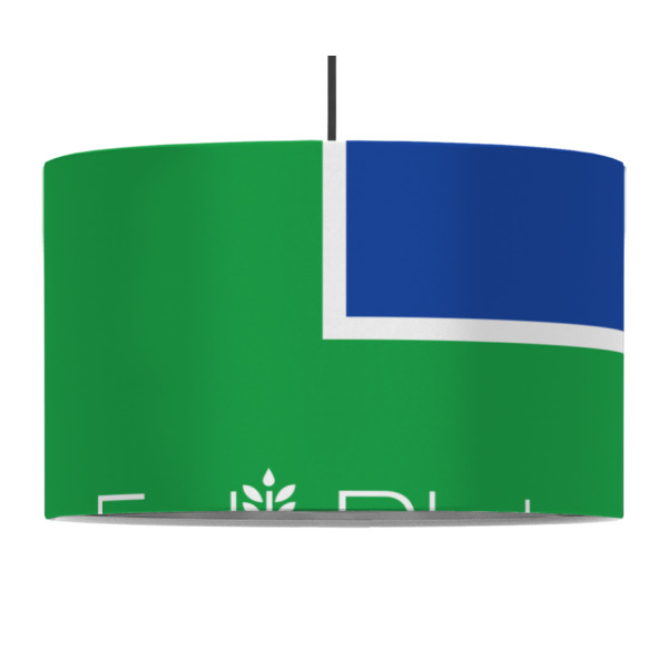 Custom Design - 12" Drum Lampshade - PENDANT (Fabric)