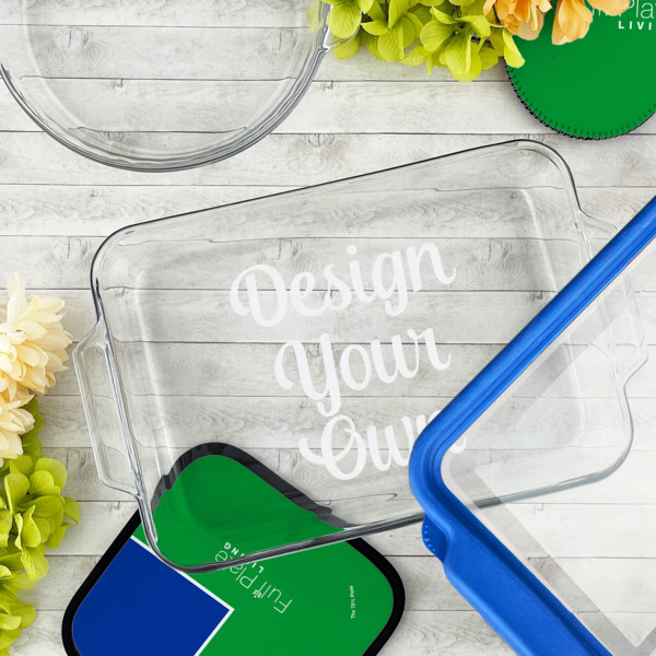 Custom Design - Glass Baking Dish - 13"x9" - Lifestyle