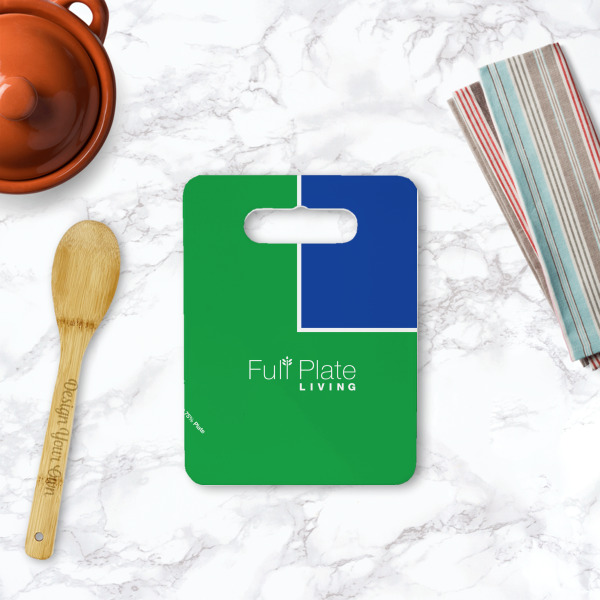 Custom Design - Rectangle Trivet with Handle - LIFESTYLE