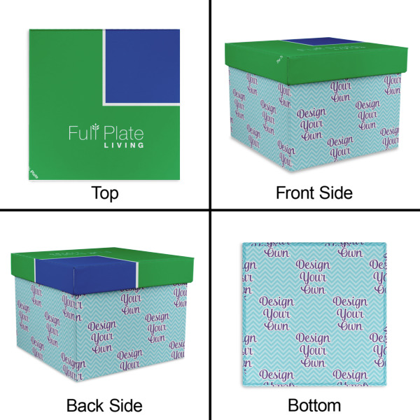 Custom Design - Gift Boxes with Lid - Canvas Wrapped - Large - Approval