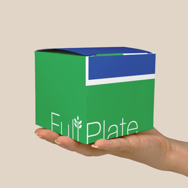 Custom Design - Cube Favor Gift Box - Scale View