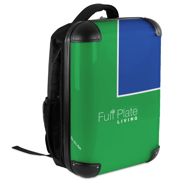 Custom Design - 18" Hard Shell Backpacks - ANGLED VIEW