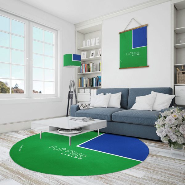 Custom Design - Round Area Rug - IN CONTEXT