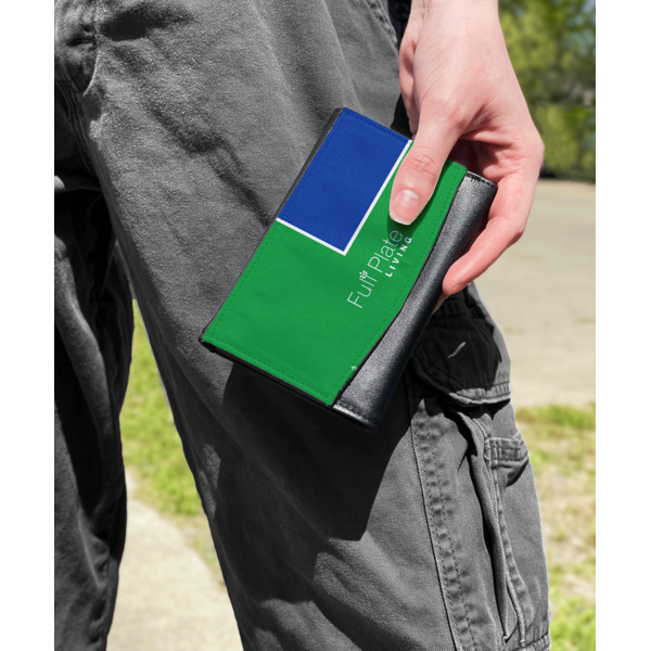 Custom Design - Genuine Leather Womens Wallet - In Context