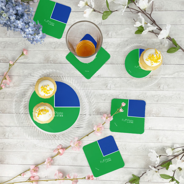 Custom Design - Paper Coasters - In Context