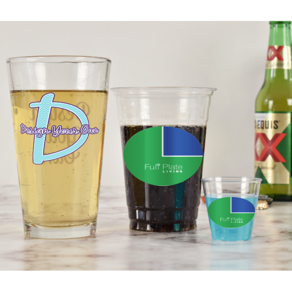 Custom Design - Pint Glass - Two Content - In Context