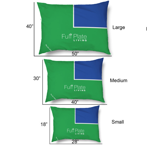 Custom Design - Outdoor Dog Beds - SIZE CHART