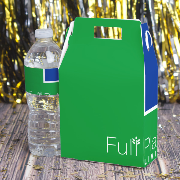 Custom Design - Gable Favor Box - In Context