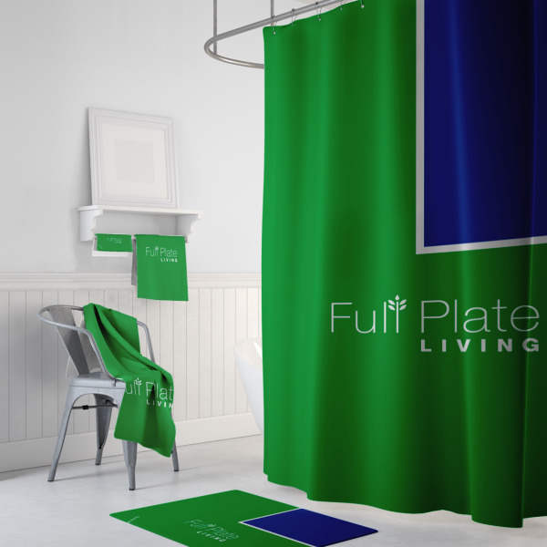 Custom Design - Bath Towel Sets - 3-Piece - In Context