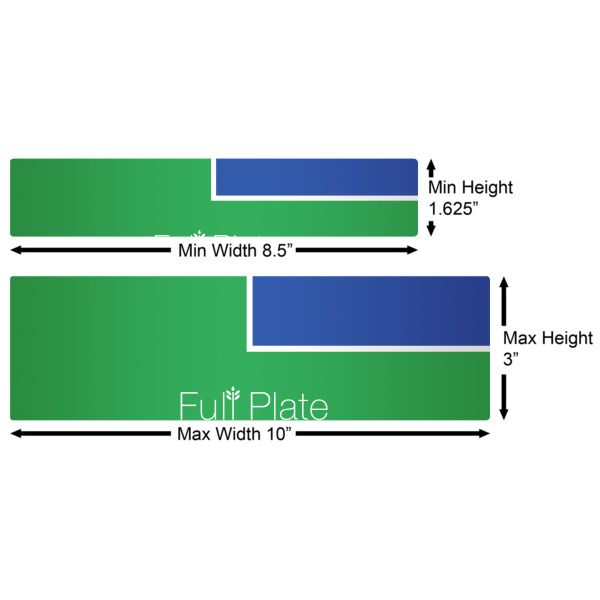 Custom Design - Water Bottle Labels w/ Dimensions