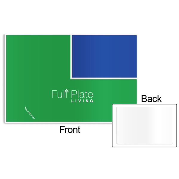 Custom Design - Disposable Paper Placemat - Front & Back