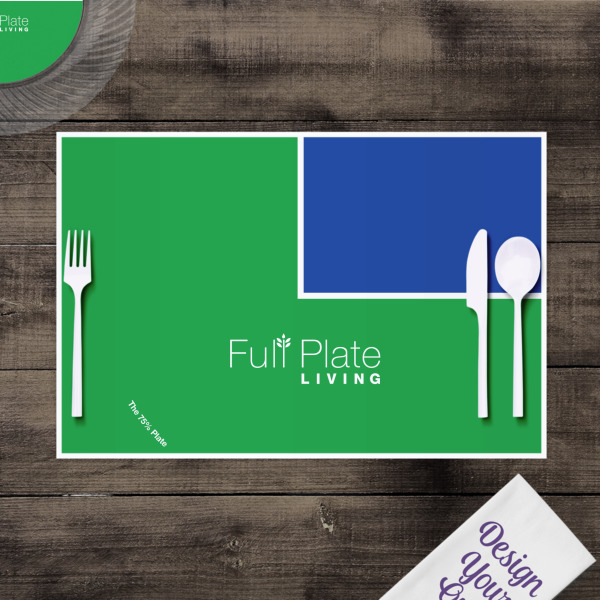 Custom Design - Disposable Paper Placemat - In Context