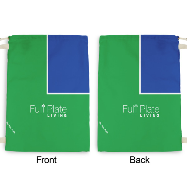 Custom Design - Large Laundry Bag - Front & Back View