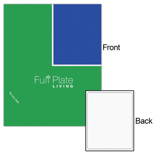 Custom Design - 16x20 - Matte Poster - Front & Back