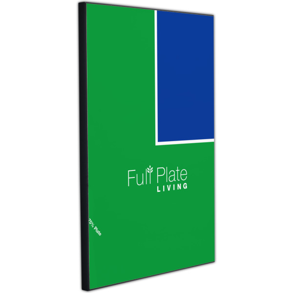 Custom Design - 20x30 Wood Print - Angle View