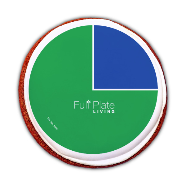 Custom Design - Printed Icing Circle - Medium - On Cookie