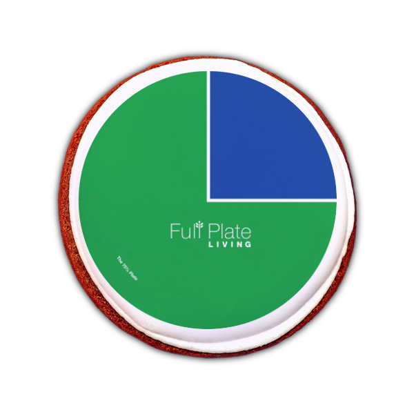 Custom Design - Printed Icing Circle - Small - On Cookie